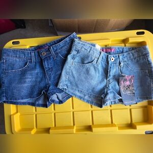 Levi's Denim Jean Shorts Set